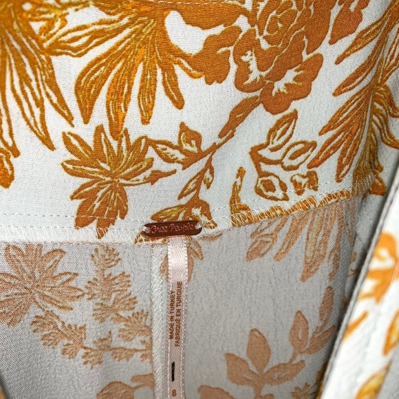 Free People Floral Ruffle Sleeve Romper Jumpsuit - Picture 5 of 6